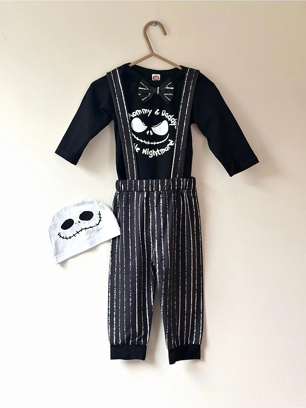 Baby Halloween Jack Skellington Outfit